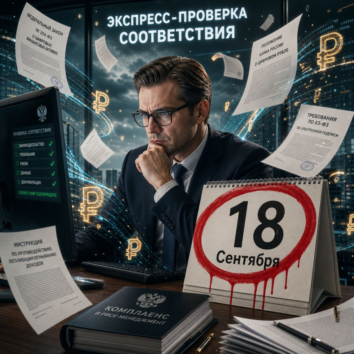 Фото Сентябрьский комплаенс-шторм: как обновить ПВК до 18 сентября и сохранить рассудок