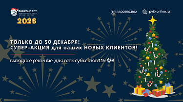 Фото Новогодняя Распродажа 115-ФЗ: ДВЕ Акции, ДВОЙНАЯ Выгода!