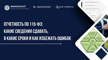 Фото Отчетность по 115-ФЗ: какие сведения сдавать, в какие сроки и как избежать ошибок
